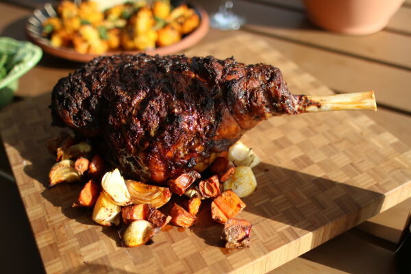 A Shuswap Summer Feast: Leg of Lamb with Bright Caribbean Flavours